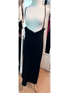 Style Rack Black Spaghetti-Strap Wide-Leg Palazzo Jumpsuit size medium large